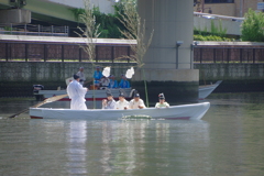 鉾流し神事（７）流す