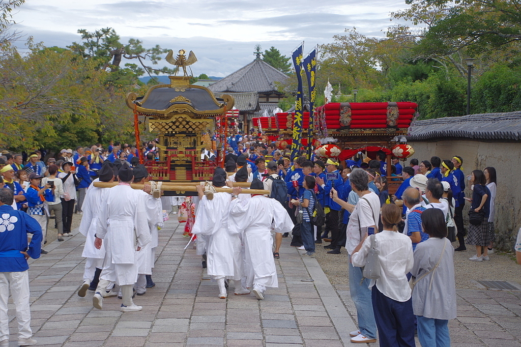斑鳩神社　秋祭り