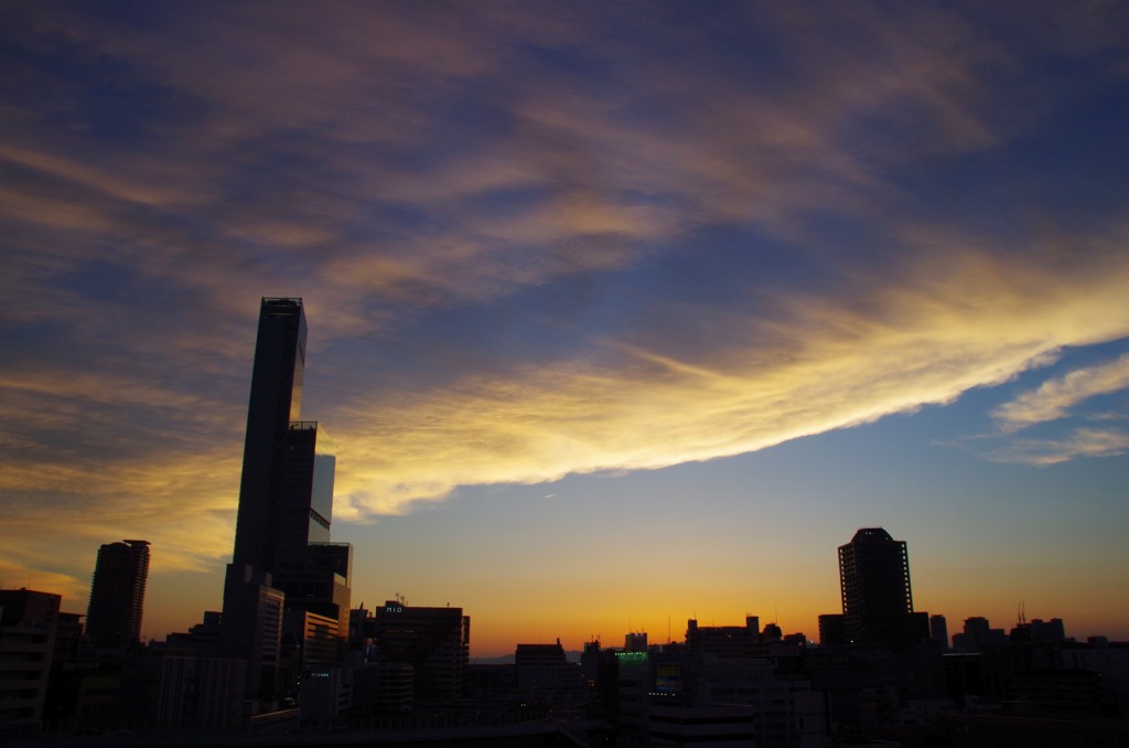 ハルカス夕暮れ