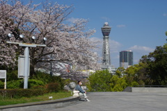 通天閣の見える風景