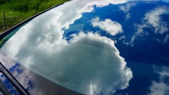車内の雲（熊本県）