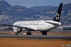 千里川 ANA B767-300 STAR ALLIANCE