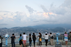 日曜午後の稲佐山