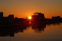 幣舞橋からの夕景2