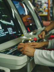 旅先のレトロゲームセンター