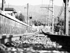 単線 無人駅