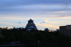 77片町橋より大阪城を