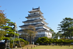 島原城の職人さん