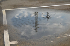 地上に