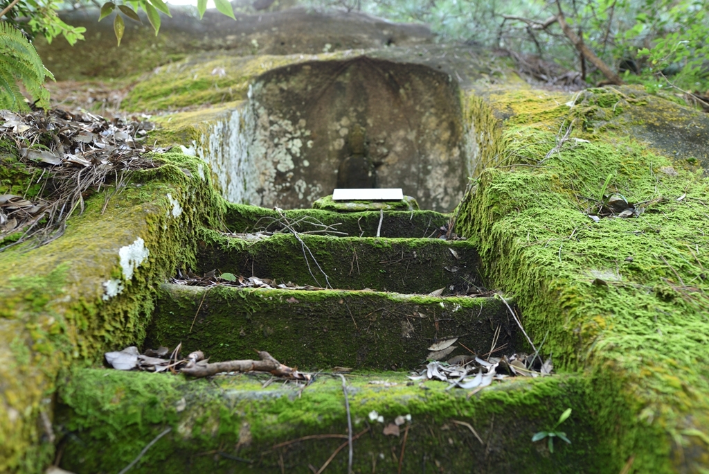 苔の石段