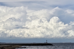 豪雨の積乱雲