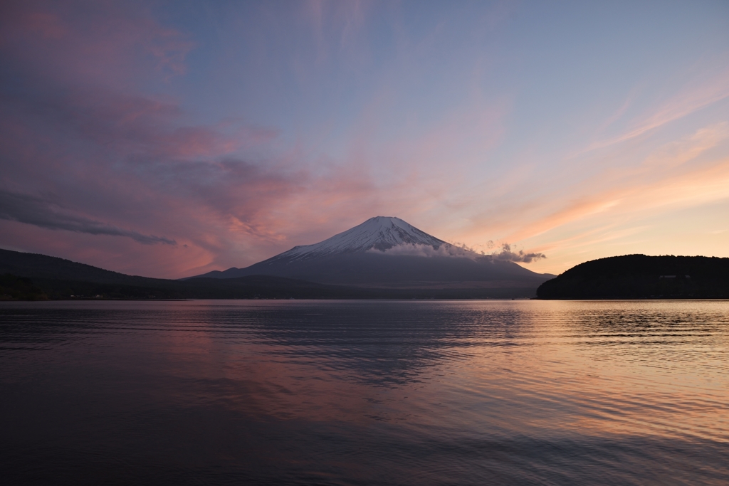 背面夕焼け