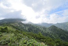 横手山の朝