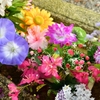造花の手水鉢