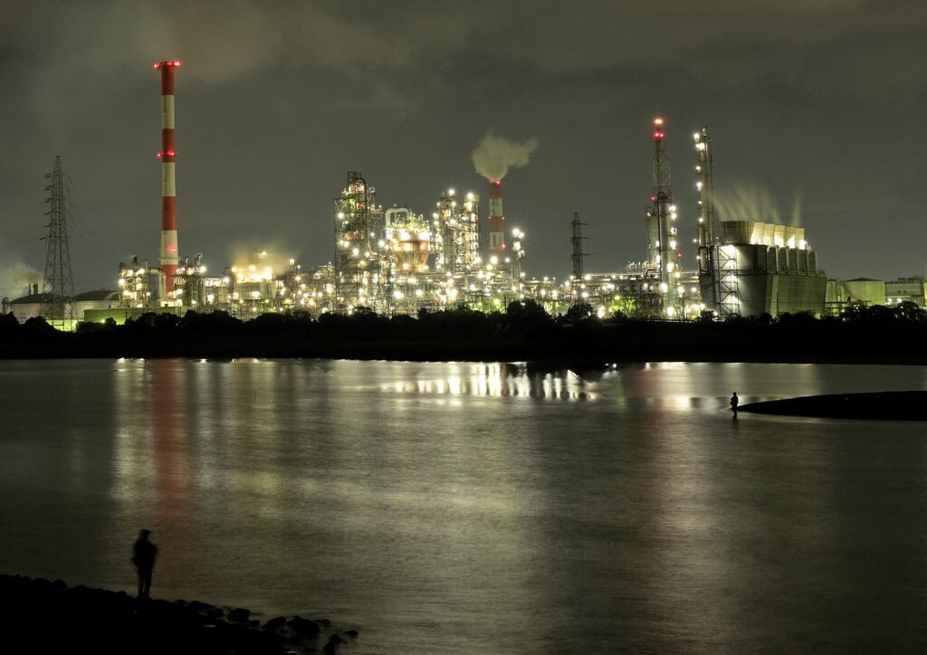 夜釣り