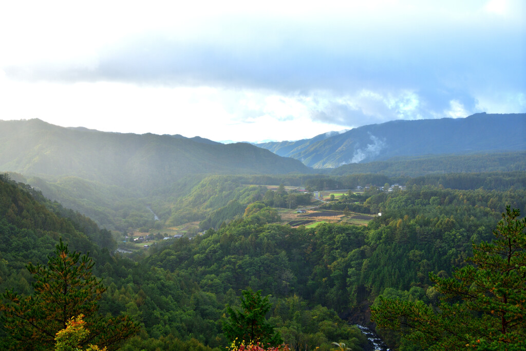 高原の朝