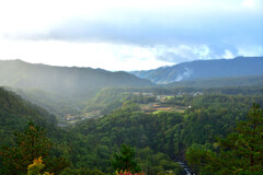 高原の朝
