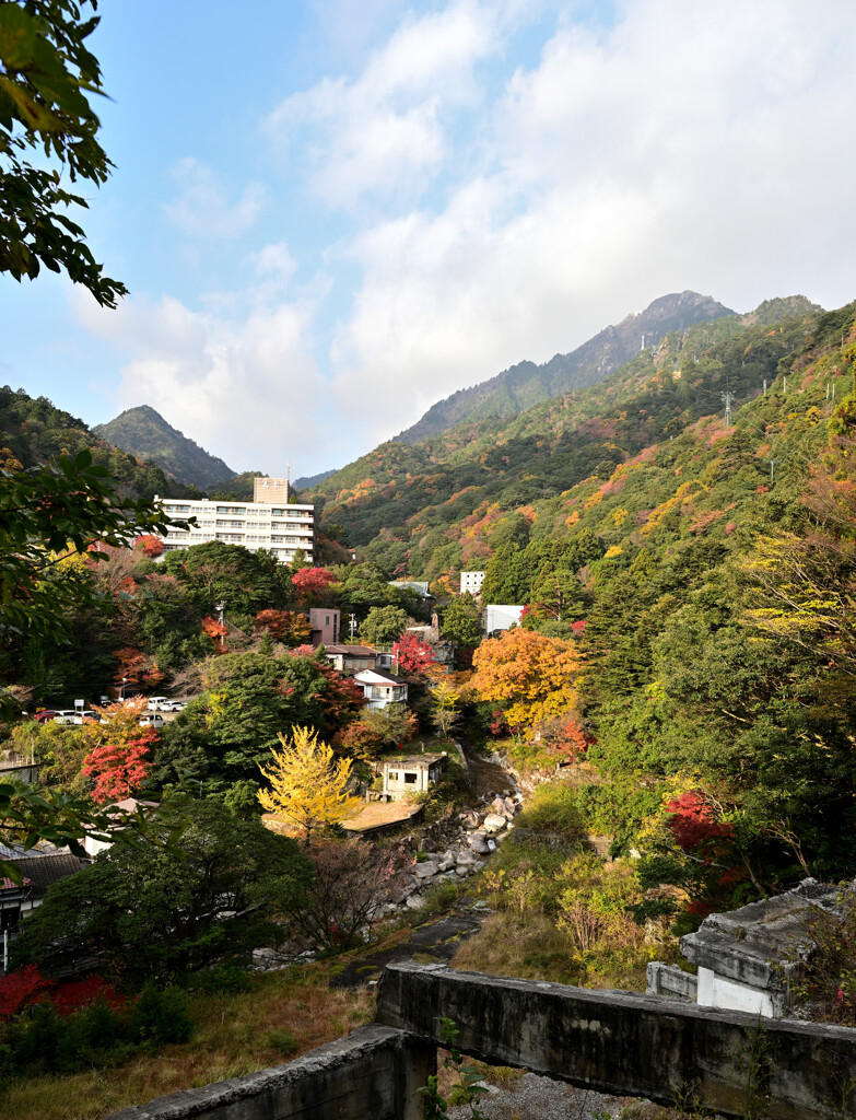 古湯の紅葉