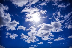 多少の雲