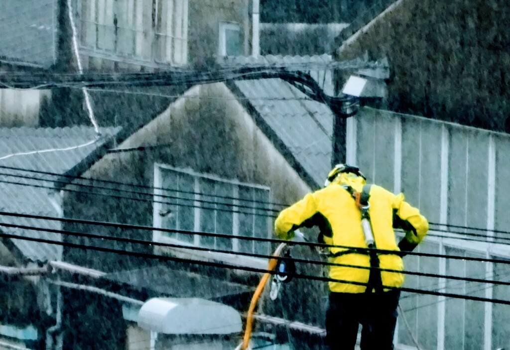 豪雨でも