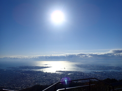 12月 最初の土曜日 晴天の六甲山から