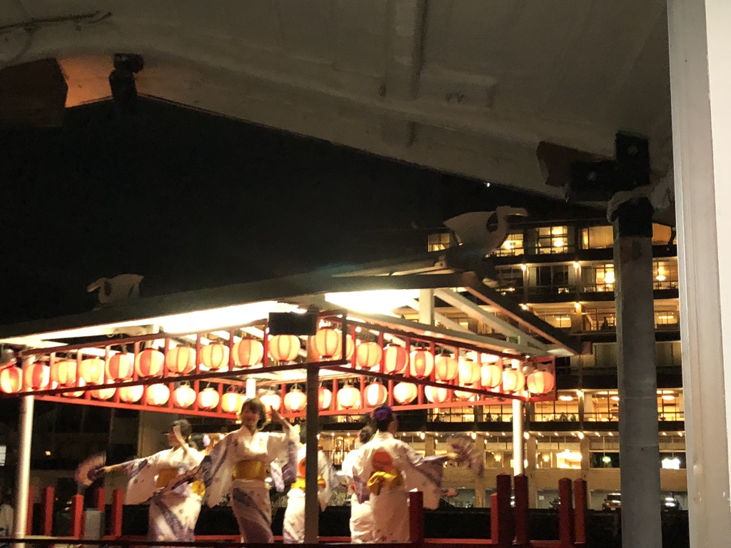 長良川 鵜飼の一コマ