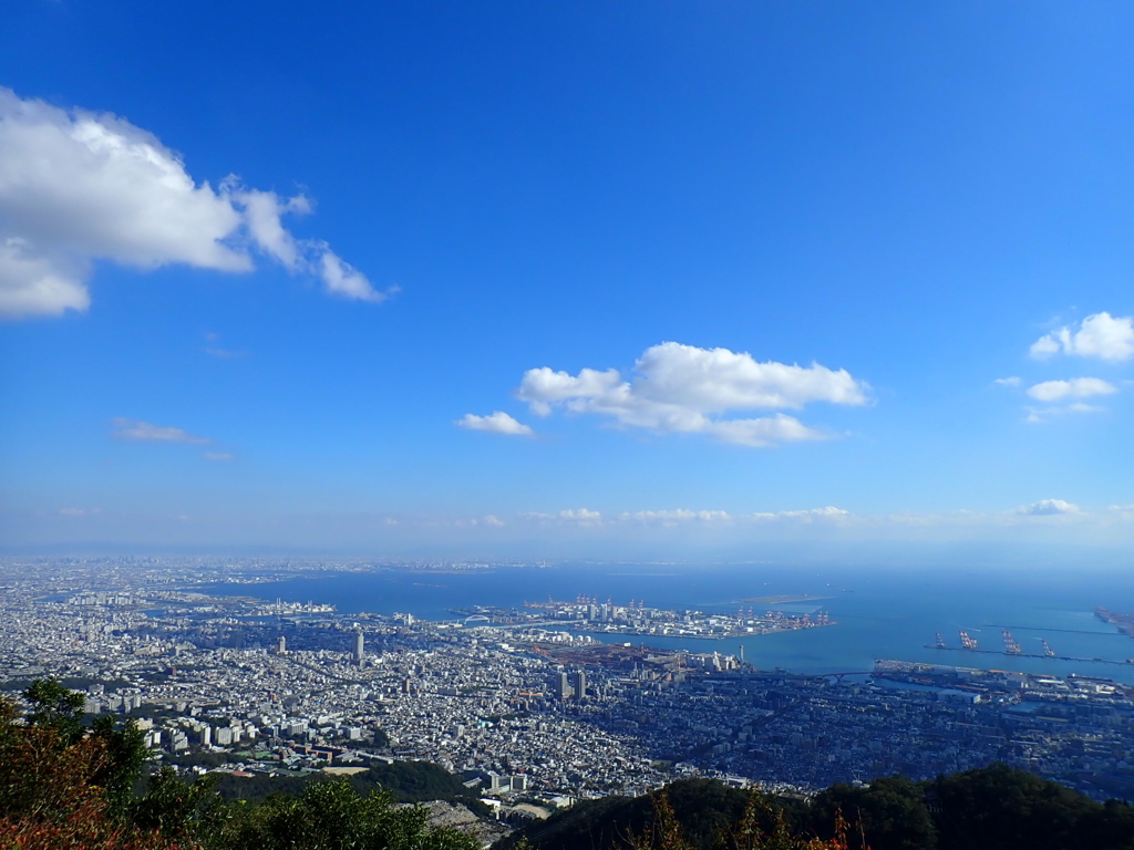 10月最後の日曜日  秋晴れの六甲山