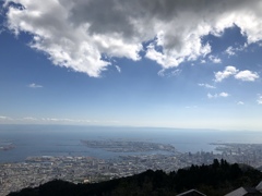 体育の日 六甲から見た神戸