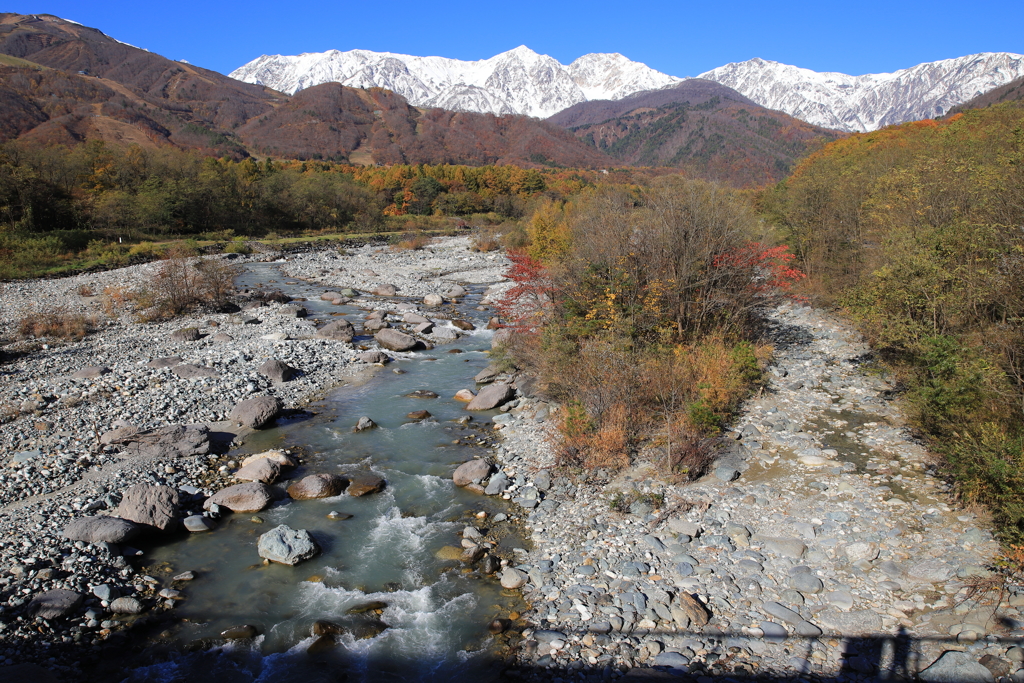 人気の場所に一人