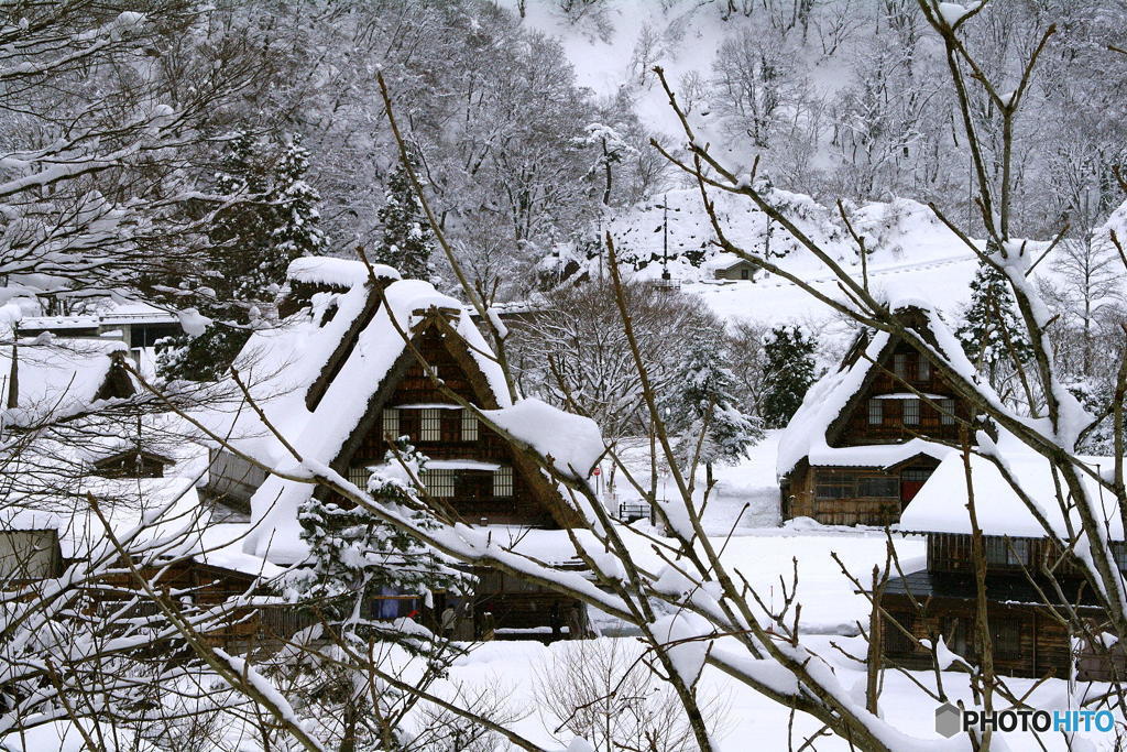 五箇山の冬