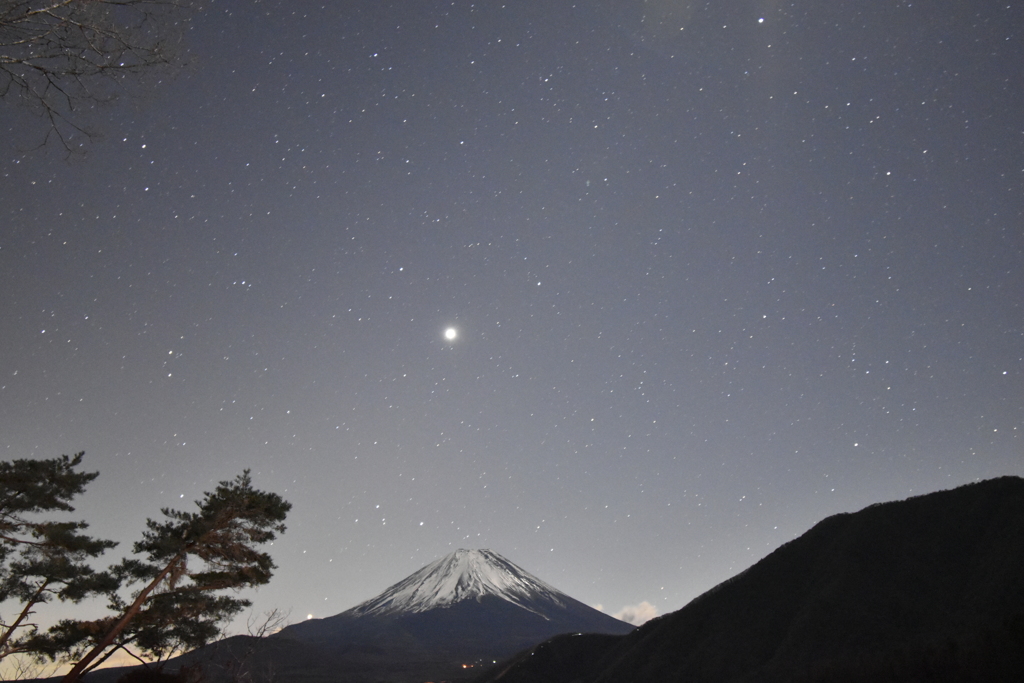 夜の富士 その壱