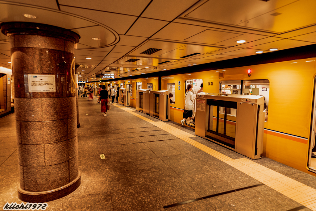 銀座線上野駅ホーム