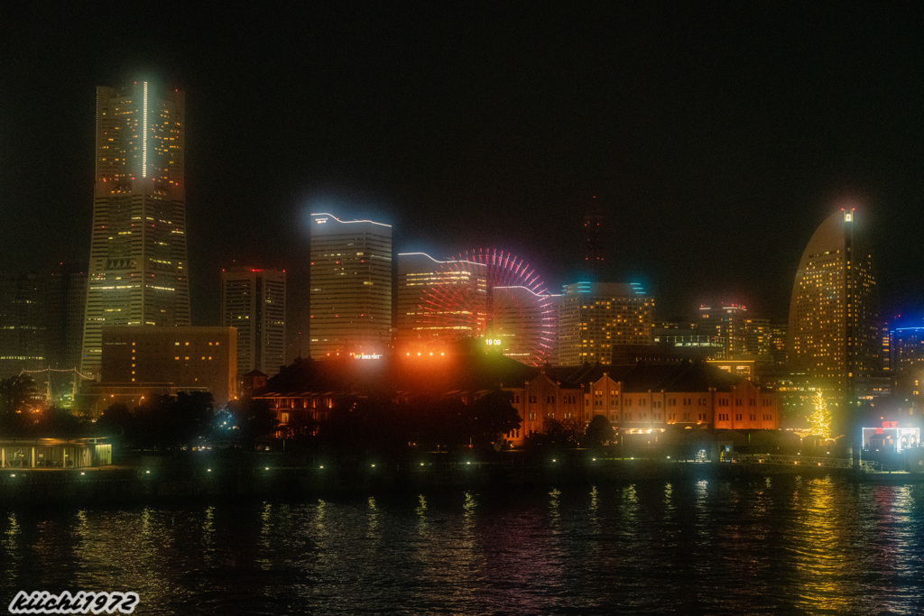 横浜みなとみらいの夜景