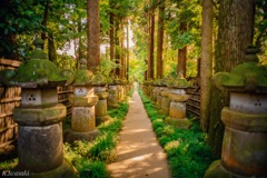 平林寺の境内