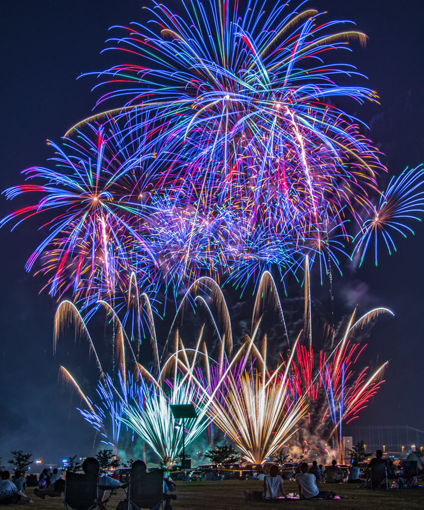 天草の夜を輝かす