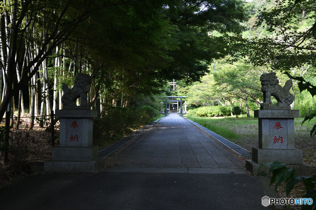 建長寺半僧防への入口