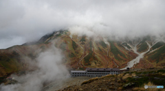 立山は雲の中