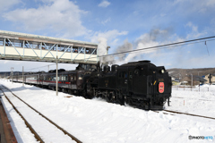 標茶駅　冬の湿原号