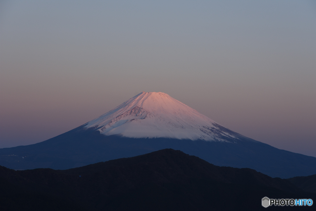 朝の富士山１