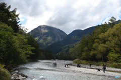 上高地　焼岳