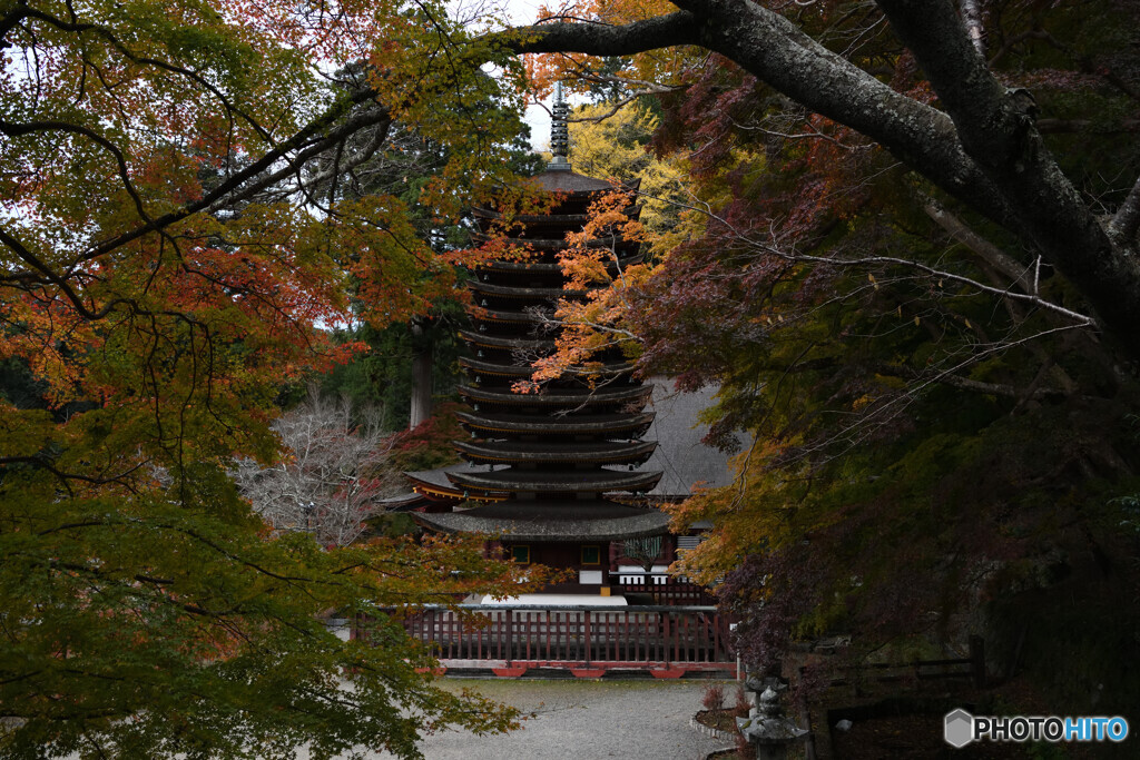 談山神社　錦秋