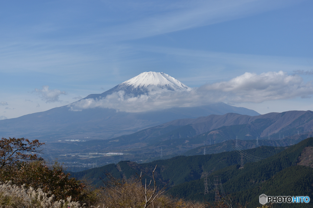 大野山から見た富士山