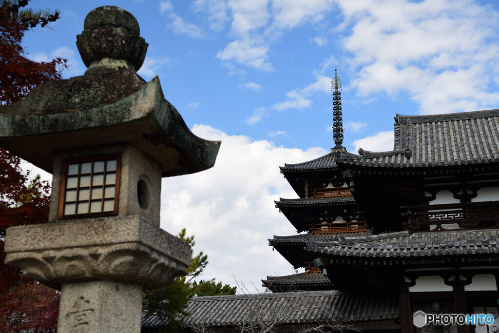 法隆寺　五重塔