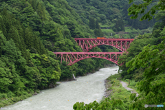 鉄橋トロッコ電車