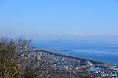 相模湾 江ノ島と三浦半島