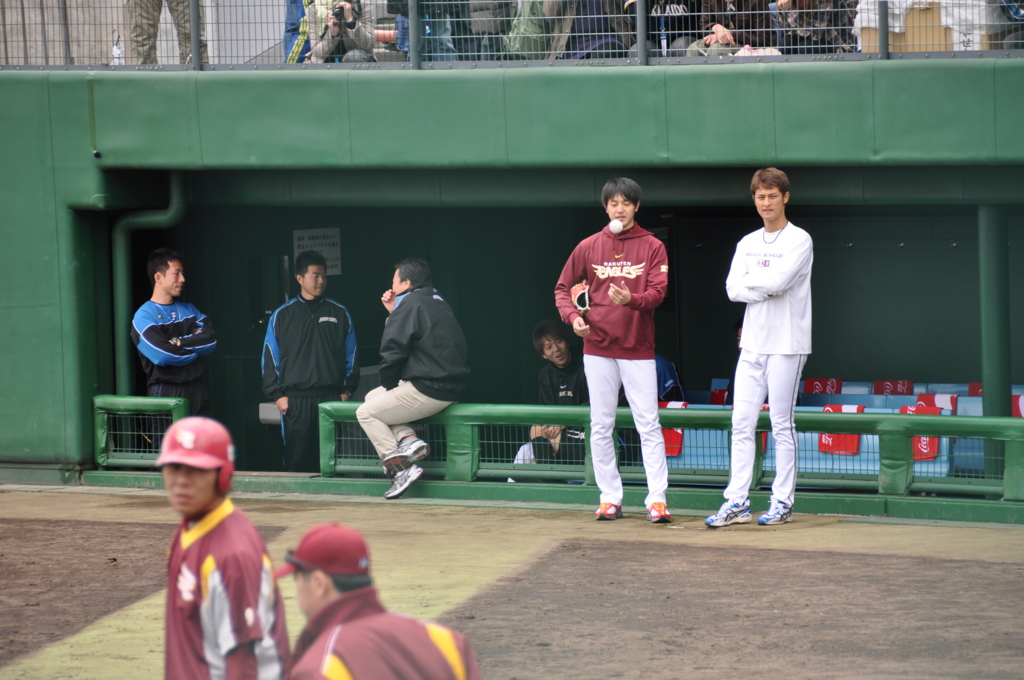 ダルビシュ選手と岩隈選手