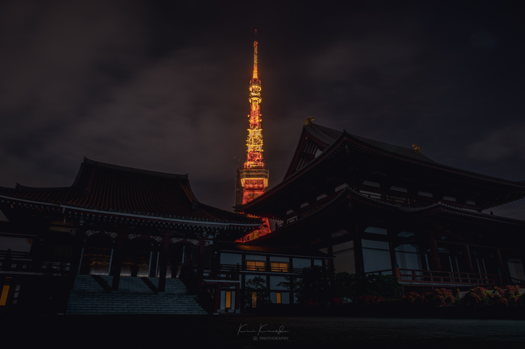 寺と東京タワー