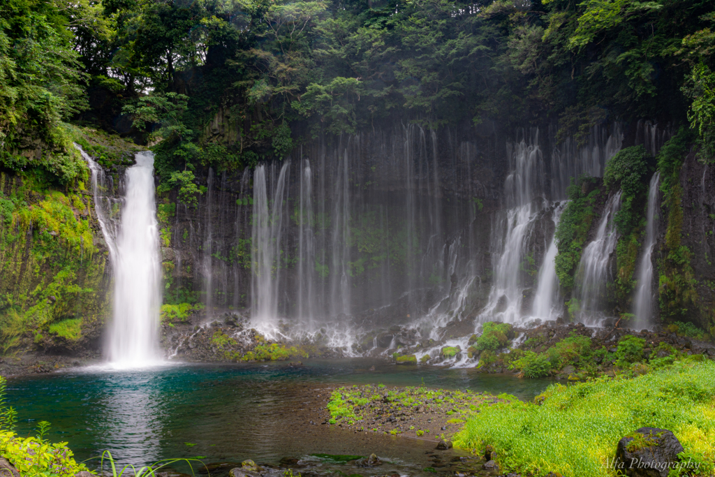 Silk waterfall