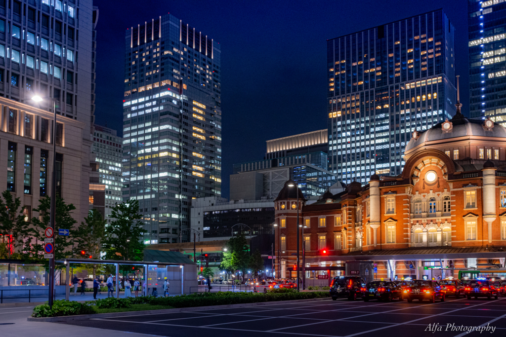 東京駅のある夜景Ⅰ