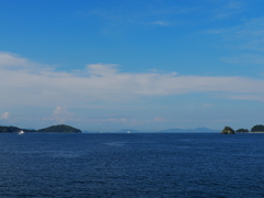 青い海と空